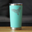 Bald Eagle Insulated Coffee Tumbler with Sliding Lid Patriotic American Decorations and Gifts 20oz Stainless Steel Tumbler