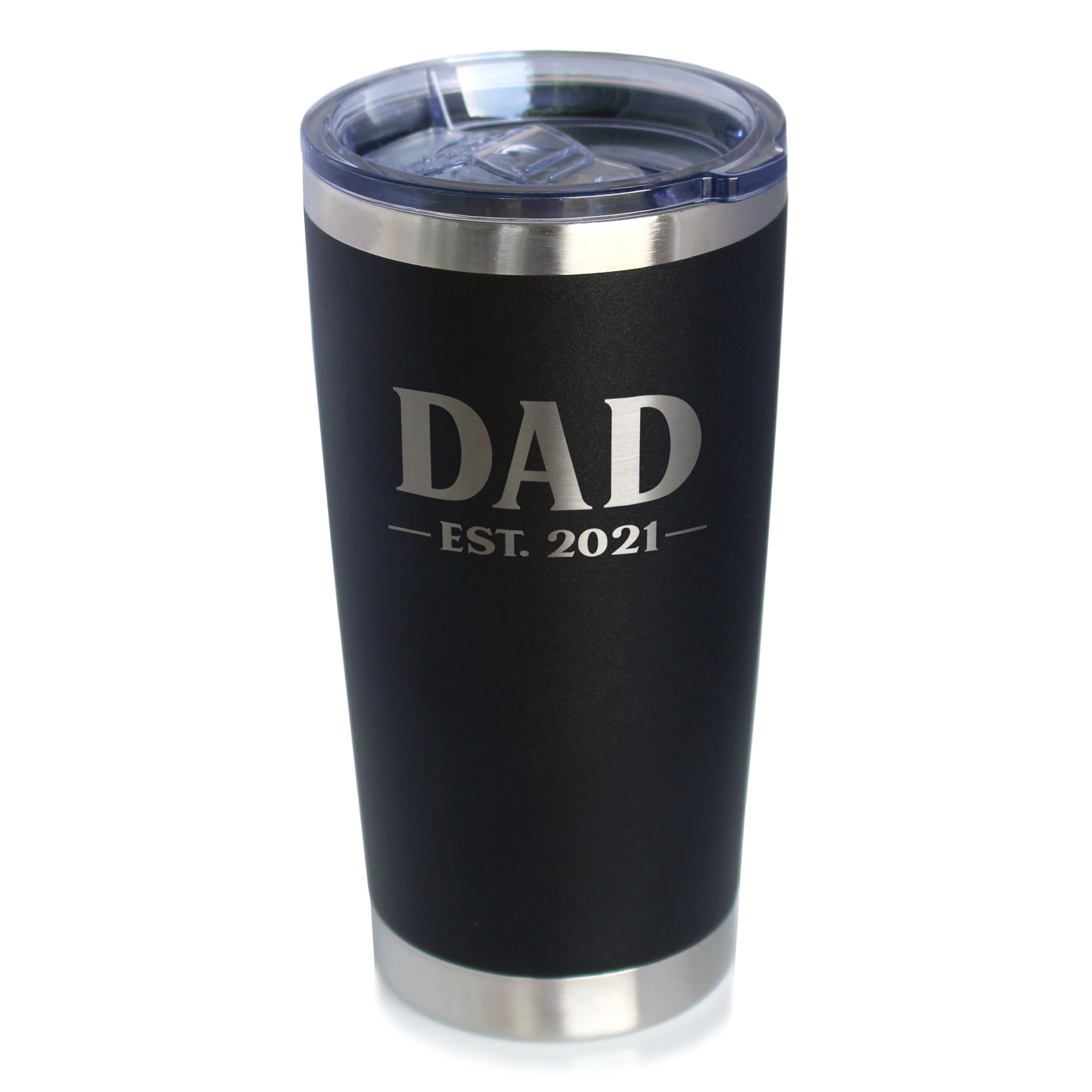 Dad est. 2021 - Bold - 20 oz Coffee Tumbler