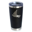 Dove Insulated Coffee Tumbler with Sliding Lid Birds Decor, Accessories and Bird Themed Gifts for Bird Lovers 20oz Stainless Steel Tumbler