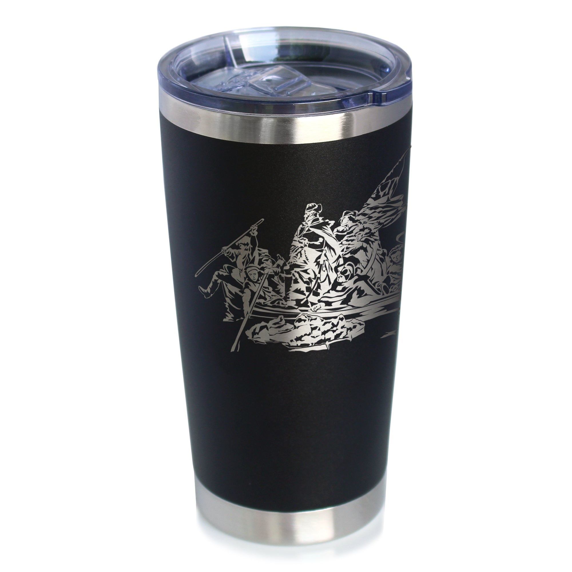 Freedom 250 Washington Crossing the Delaware Insulated Coffee Tumbler - 20oz Stainless Steel Tumbler Official USA 250th Anniversary Merch