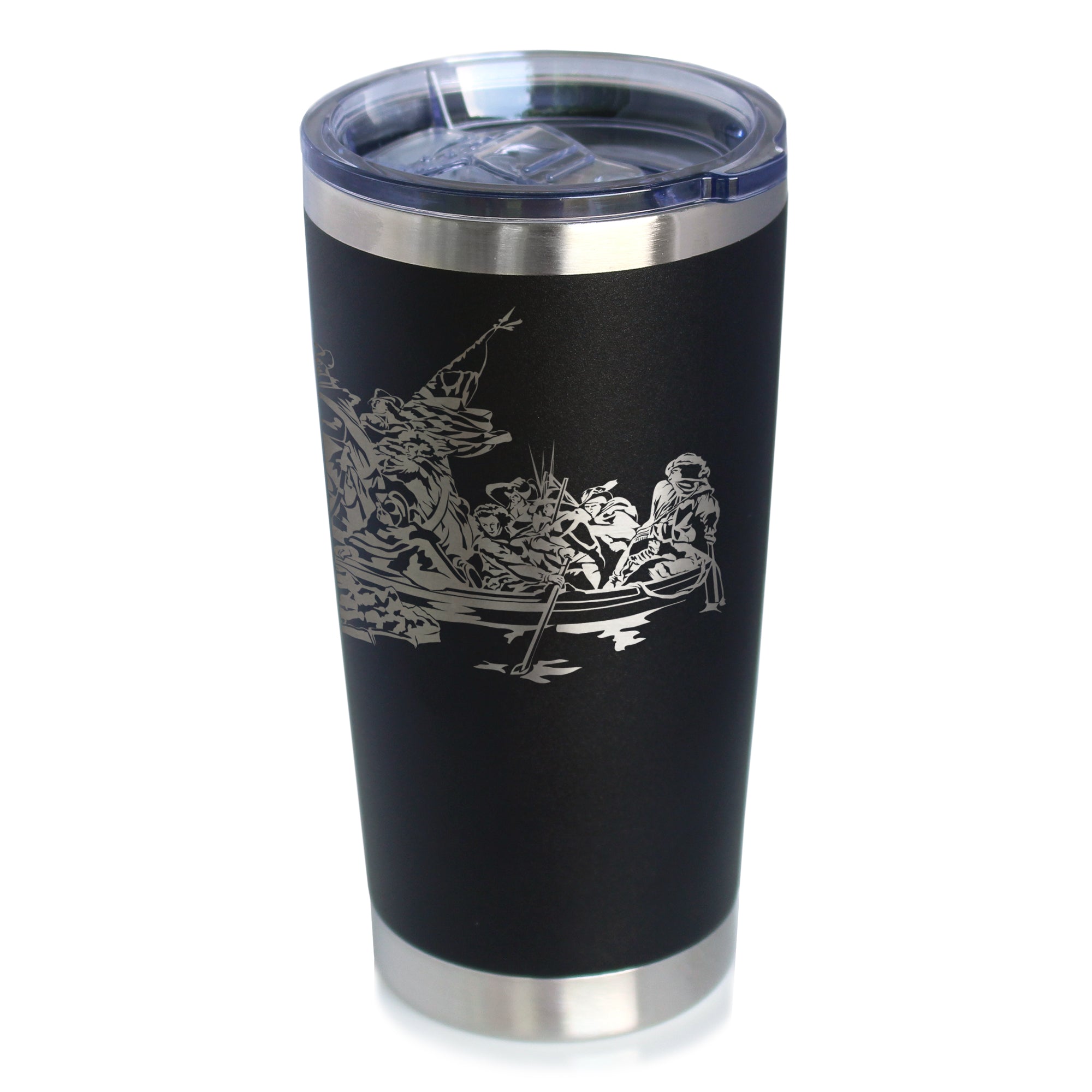 Freedom 250 Washington Crossing the Delaware Insulated Coffee Tumbler - 20oz Stainless Steel Tumbler Official USA 250th Anniversary Merch