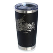 Freedom 250 Washington Crossing the Delaware Insulated Coffee Tumbler - 20oz Stainless Steel Tumbler Official USA 250th Anniversary Merch