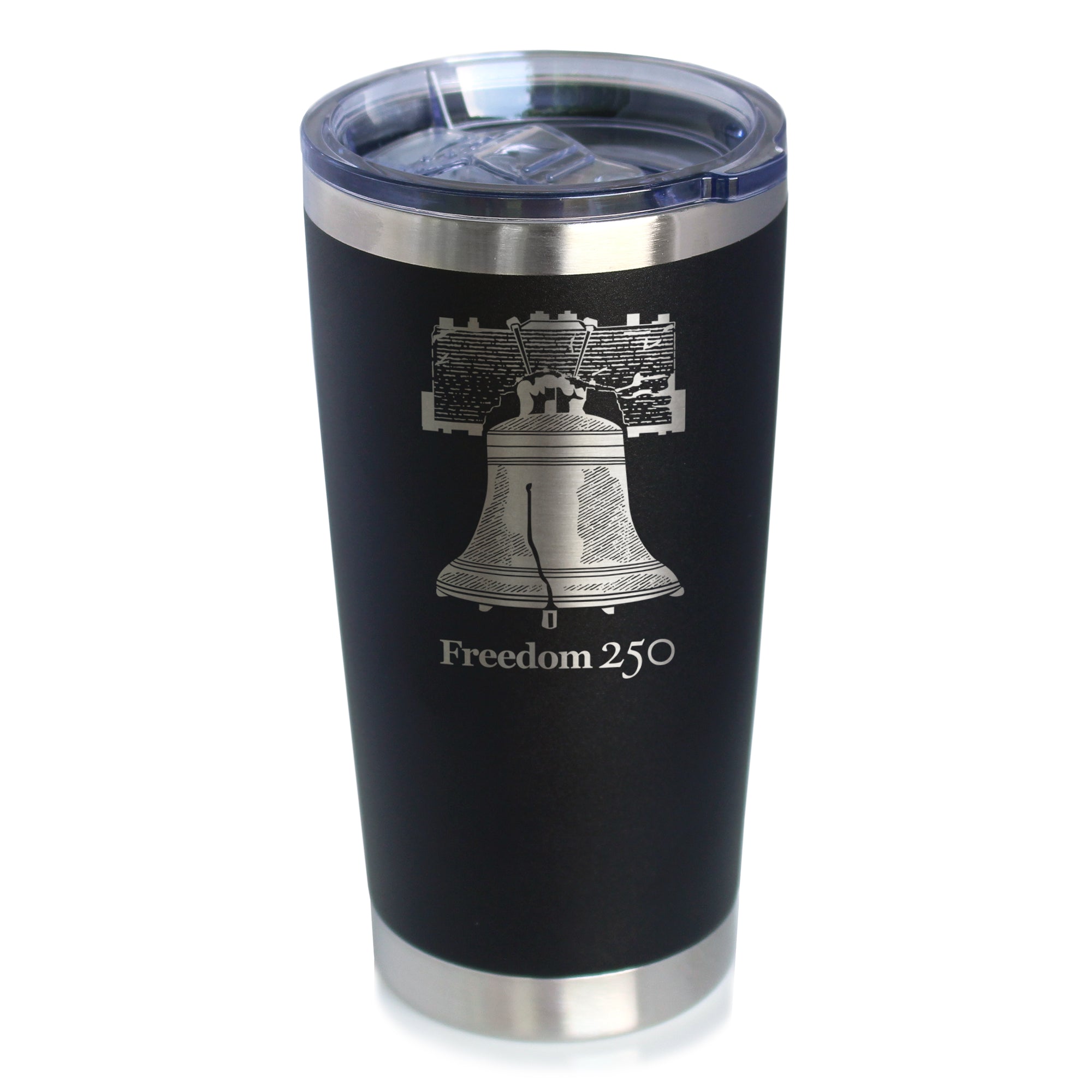 Freedom 250 Liberty Bell Insulated Coffee Tumbler - 20oz Stainless Steel Tumbler Official USA 250th Anniversary Merch