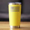 Freedom 250 Flag Logo Insulated Coffee Tumbler - 20oz Stainless Steel Tumbler Official USA 250th Anniversary Merch
