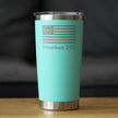 Freedom 250 Logo Insulated Coffee Tumbler - 20oz Stainless Steel Tumbler Official USA 250th Anniversary Merch