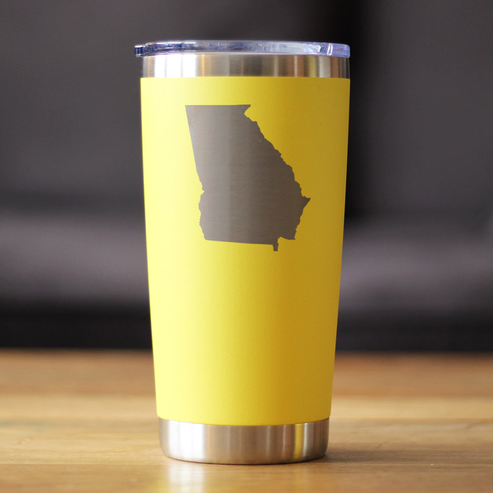 Georgia State Outline - 20 oz Coffee Tumbler