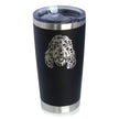 Golden Doodle Face - Insulated Coffee Tumbler Cup with Sliding Lid - Stainless Steel Insulated Mug - Goldendoodle Gifts for Women & Men
