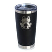 Happy Frog - Insulated Coffee Tumbler Cup with Sliding Lid - Stainless Steel Travel Mug - Unique Frog Gifts for Women and Men