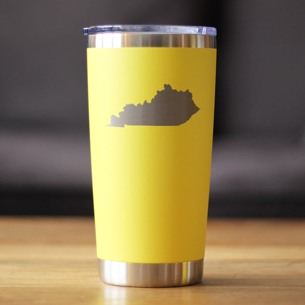 Kentucky State Outline - 20 oz Coffee Tumbler