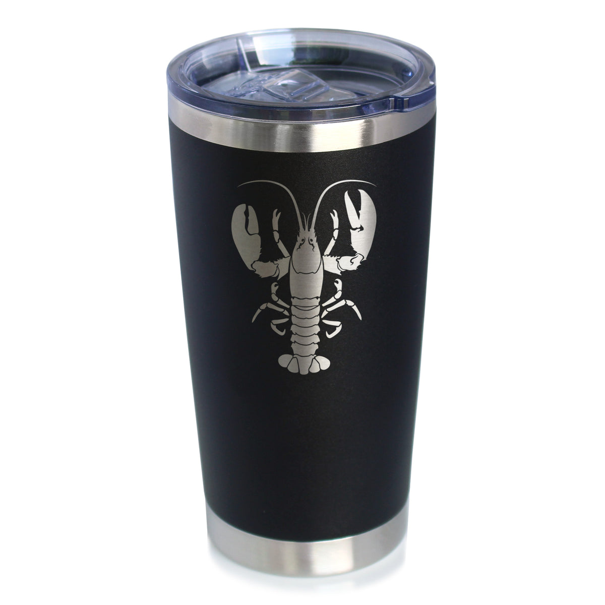 Lobster Insulated Coffee Tumbler with Sliding Lid Lobster Gifts, Maine Souvenirs and Decor 20oz Stainless Steel Tumbler