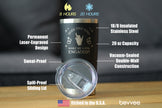 Funny Engagement Gifts Insulated Coffee Tumbler with Sliding Lid Does This Ring Make Me Look Engaged 20oz Stainless Steel Tumbler