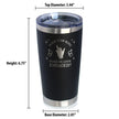 Funny Engagement Gifts Insulated Coffee Tumbler with Sliding Lid Does This Ring Make Me Look Engaged 20oz Stainless Steel Tumbler