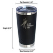 Mahjong Era - Insulated Coffee Tumbler with Sliding Lid Themed Gifts for Mahjongers 20oz Stainless Steel Tumbler