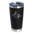 Mahjong Era - Insulated Coffee Tumbler with Sliding Lid Themed Gifts for Mahjongers 20oz Stainless Steel Tumbler