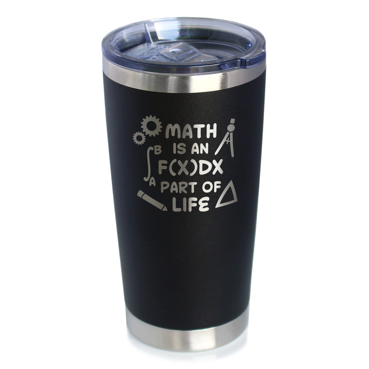 Math is an Integral Part of Life - 20 oz Coffee Tumbler