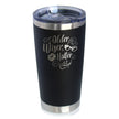 Older Wiser Hotter Insulated Coffee Tumbler with Sliding Lid Funny Birthday Gifts for Women 20oz Stainless Steel Tumbler