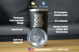 Pickleball Legend Insulated Coffee Tumbler with Sliding Lid Gifts for Picklers 20oz Stainless Steel Tumbler