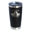 Rather Be At Barn - Insulated Coffee Tumbler Cup with Sliding Lid - Stainless Steel Insulated Mug - Farmhouse Gifts & Decor