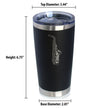Saxophone Insulated Coffee Tumbler with Sliding Lid Gifts for Musicians 20oz Stainless Steel Tumbler