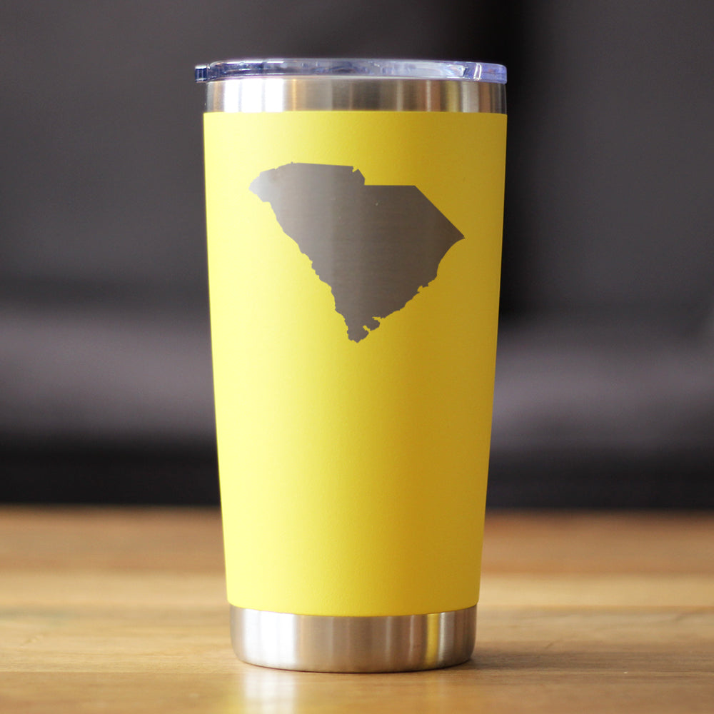 South Carolina State Outline - 20 oz Coffee Tumbler