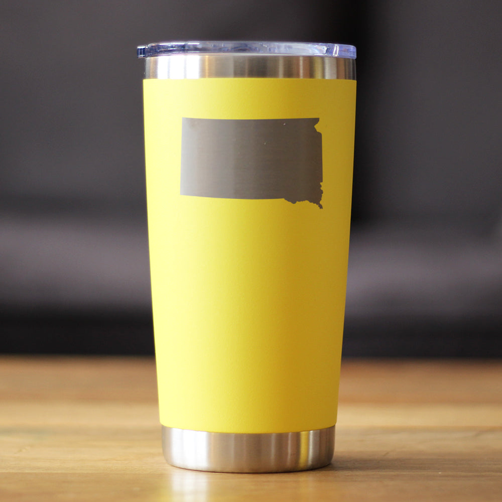 South Dakota State Outline - 20 oz Coffee Tumbler