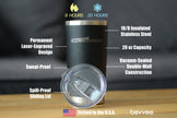 Trombone Insulated Coffee Tumbler with Sliding Lid Gifts for Musicians 20oz Stainless Steel Tumbler