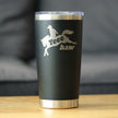 Yeehaw Insulated Coffee Tumbler with Sliding Lid Rodeo Party Decorations & Western Home Decor 20oz Stainless Steel Tumbler