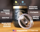 America 250th Anniversary Insulated Wine Tumbler with Sliding Lid America 250 Merchandise Etched in USA 12oz Stainless Steel Tumbler