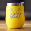 Lacrosse Coach Gifts for Coaches Insulated Wine Tumbler with Sliding Lid Best Coach Ever 12oz Stainless Steel Tumbler
