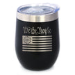 Freedom 250 We the People Insulated Wine Tumbler - 12oz Stainless Steel Tumbler Official USA 250th Anniversary Merch