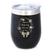 Probably Cat Hair In This - Wine Tumbler Cup with Sliding Lid - Stainless Steel Insulated Mug - Funny Cat Gifts for Women & Men