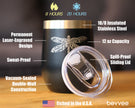 Dragonfly - Wine Tumbler Cup with Sliding Lid - Stainless Steel Insulated Mug - Unique Gifts for Women and Men Who Love Dragonflies
