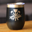 Drain Surgeon - Wine Tumbler Cup with Sliding Lid - Stainless Steel Insulated Mug - Funny Plumber Gifts