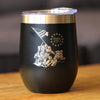 Freedom 250 Raising the Flag on Iwo Jima Insulated Wine Tumbler - 12oz Stainless Steel Tumbler Official USA 250th Anniversary Merch