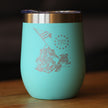 Freedom 250 Raising the Flag on Iwo Jima Insulated Wine Tumbler - 12oz Stainless Steel Tumbler Official USA 250th Anniversary Merch