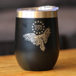 Freedom 250 Bald Eagle Insulated Wine Tumbler - 12oz Stainless Steel Tumbler Official USA 250th Anniversary Merch