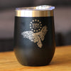Freedom 250 Bald Eagle Insulated Wine Tumbler - 12oz Stainless Steel Tumbler Official USA 250th Anniversary Merch