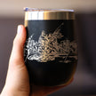 Freedom 250 Washington Crossing the Delaware Insulated Wine Tumbler - 12oz Stainless Steel Tumbler Official USA 250th Anniversary Merch