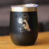 Freedom 250 Rosie the Riveter Insulated Wine Tumbler - 12oz Stainless Steel Tumbler Official USA 250th Anniversary Merch