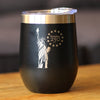 Freedom 250 Statue of Liberty Insulated Wine Tumbler - 12oz Stainless Steel Tumbler Official USA 250th Anniversary Merch