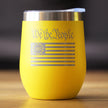 Freedom 250 We the People Insulated Wine Tumbler - 12oz Stainless Steel Tumbler Official USA 250th Anniversary Merch
