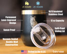 Great Horned Owl Insulated Wine Tumbler with Sliding Lid Owl Decor and Bird Lover Gifts 12oz Stainless Steel Tumbler