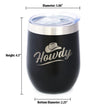 Howdy Insulated Wine Tumbler with Sliding Lid Country Western Decor for Home 12oz Stainless Steel Tumbler