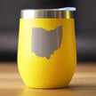 Ohio State Outline - Wine Tumbler