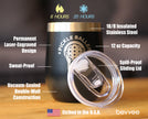 Pickleballer - Wine Tumbler Glass with Sliding Lid - Stainless Steel Travel Mug - Fun Pickleball Gifts for Women and Men