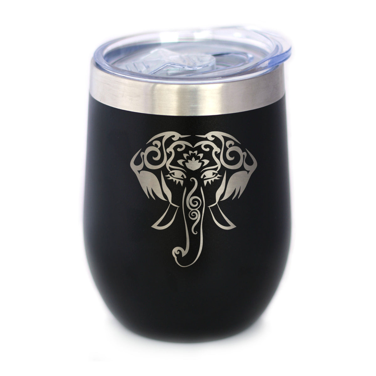 Elephant Boho - Wine Tumbler