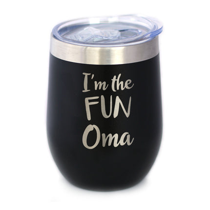 I'm the Fun Oma - Wine Tumbler