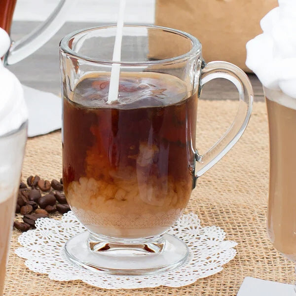 Engraved Irish Glass Coffee Mug - 10.5 oz