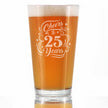 Cheers to Years - Anniversary Party Cups & Decor - Engraved Glasses & Color Ceramic Coffee Mugs