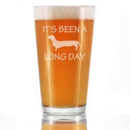 It's Been a Long Day – Cute Dachshund Engraved Glasses, Tumblers & Full Color Mugs - Funny Dachshund Themed Décor and Gifts